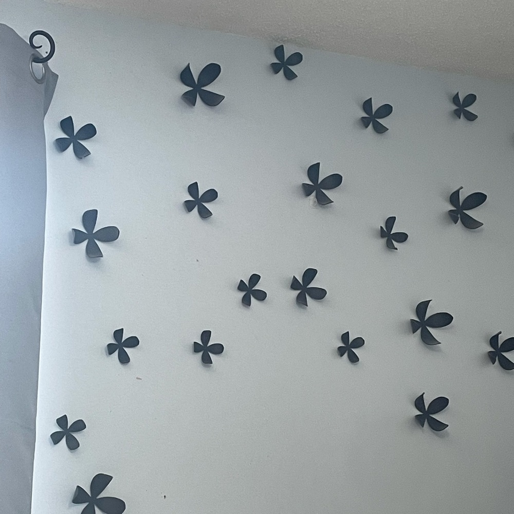 Girls floral wall decor
